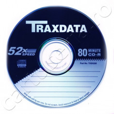 CD-R 80 min 700MB Traxdata 52x foto