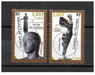 Franta 1990 Consiliul Europei serie completa nestampilata foto