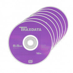 DVD+R Dual Layer 8.5Gb 8x Traxdata 10 bucati foto