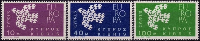 Cipru 1962 - cat.nr.189-91 neuzat,perfecta stare