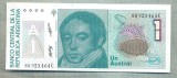 A 562 BANCNOTA-ARGENTINA-1 AUSTRAL-ANUL1985-89-SERIA88923464-starea care se vede, America Centrala si de Sud