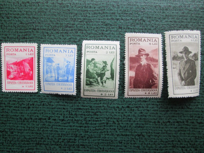 TIMBRE ROMANIA 1931-MH SET COMPLET foto