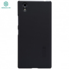 Husa Lenovo P70 Nillkin Frosted Shield Neagra / Black + Folie De Protectie foto