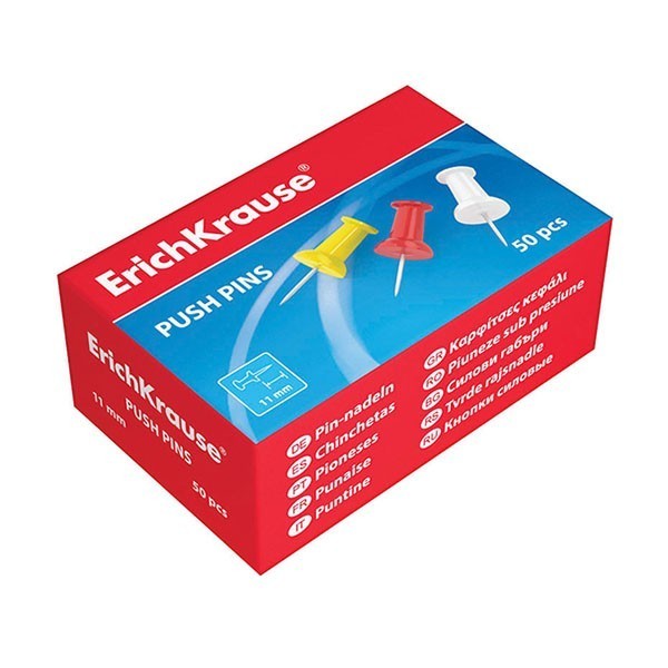 Set 50 pioneze panou pluta asortate Set 50 pioneze panou pluta asortate