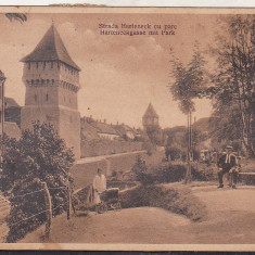 bnk cp Sibiu - Strada Harteneck cu parc - circulata 1932