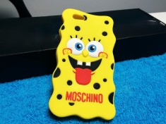 Husa Iphone 6 Plus Moschino Spongebob Smiley foto