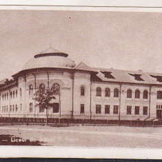 bnk cp Caracal - Liceul de baieti I Asan - necirculata 1945