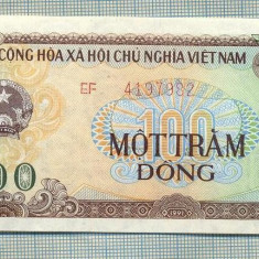 A 555 BANCNOTA- VIETNAM -100 DONG-ANUL 1991-SERIA 4197982 -starea care se vede