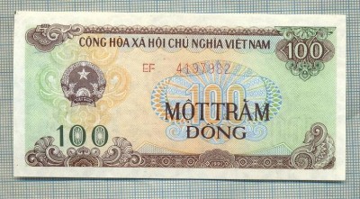 A 555 BANCNOTA- VIETNAM -100 DONG-ANUL 1991-SERIA 4197982 -starea care se vede foto