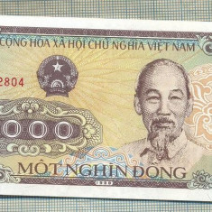 A 554 BANCNOTA- VIETNAM -1000 DONG-ANUL 1988-SERIA 4302804-starea care se vede