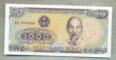 A 554 BANCNOTA- VIETNAM -1000 DONG-ANUL 1988-SERIA 4302804-starea care se vede foto