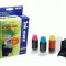 Kit complet de refill cerneala COLOR cartuse originale HP10