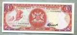 A 568 BANCNOTA-TRINIDAD TOBAGO-1 DOLLAR-ANUL1985-SERIA335966-starea care se vede, America Centrala si de Sud