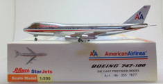 Macheta avion Boeing 747-100 American Airlines SCHUKO 1:500 foto