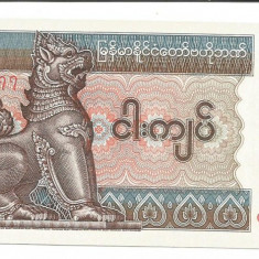 @bancnota-BURMA BIRMANIA 5 KYATS 1994