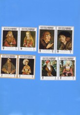 TIMBRE PICTURI SERIE COMPLECTA 1967 HADHRAMAUR
