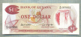 A 609 BANCNOTA-GUYANA - 1 DOLLAR -ANUL(1989) -SERIA065860-starea care se vede