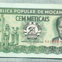 A 627 BANCNOTA-MOZAMBIC -100 METICAIS -ANUL1989-SERIA1548762-starea care se vede