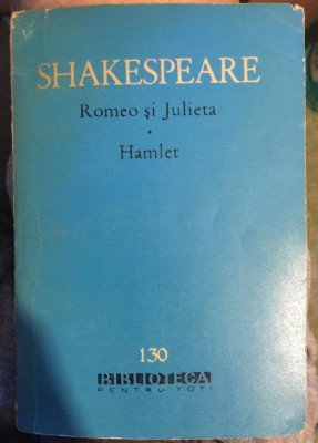 Romeo si Julieta Hamlet / Shakespeare bpt vechi 130 foto