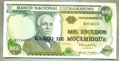 A 628 BANCNOTA-MOZAMBIC - 1000 ESCUDOS -ANUL1972-SERIA774670-starea care se vede foto