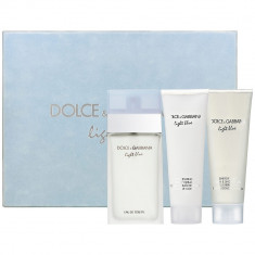 SET LIGHT BLUE 100 ML EDT + 100 ML BL + 100 ML SG foto