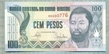 A 638 BANCNOTA-GUINEA-BISSAU-100 PESOS -ANUL1990-SERIA290776-starea care se vede, Europa