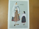 Bran port popular 2 planse color Brasov 1969 Teodor Dan