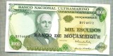 A 629 BANCNOTA-MOZAMBIC - 1000 ESCUDOS -ANUL1972-SERIA774672-starea care se vede