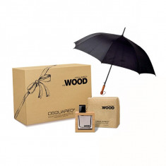 SET HE WOOD 100 ML EDT + UMBRELLA foto