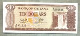 A 613 BANCNOTA-GUYANA - 10 DOLLARS -ANUL(1992?) -SERIA901925-starea care se vede, Europa