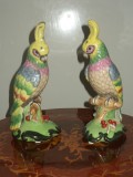 Set de 2 superbe piese din majolica un colorit deosebit marcate