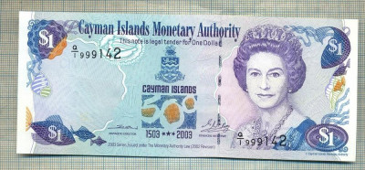 A 616 BANCNOTA-INSULELE CAYMAN-1 DOLLAR-ANUL2003-SERIA999142-starea care se vede foto