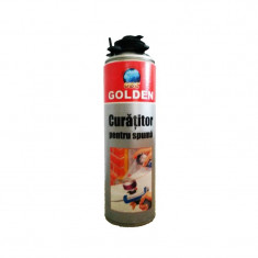 Spray curatitor Golden pentru spuma poliuretanica 500ml foto