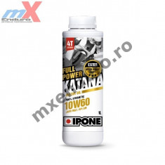 MXE Ulei moto 4T Ipone Full Power Katana 10W60 100% Sintetic ESTER - JASO MA2 - API SM, 60L Cod Produs: 800401IP foto