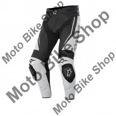 MBS Pantaloni piele Alpinestars Track 2015, negru-alb, 52, Cod Produs: 31290151252AU foto