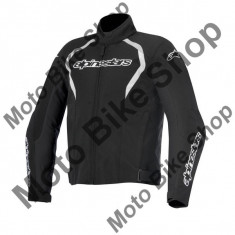 MBS Geaca textila impermeabila Alpinestars Wp Fastback, negru/alb, 2XL, Cod Produs: 3200015122XLAU foto