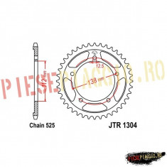 Pinion spate Z38 525 Aluminiu Honda CB 600 F Hornet PP Cod Produs: 7270005MA foto