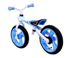 Bicicleta pentru copii fara pedale 12&amp;quot; , culoare alb/albastru PB Cod Produs: 588320014RM foto