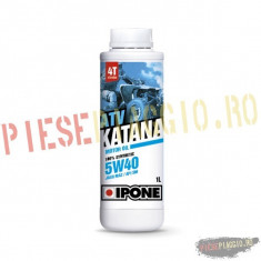 Ulei ATV 4T Ipone Katana ATV 5W40 100% Sintetic - JASO MA2 - API SM, 1L PP Cod Produs: 800163IP foto