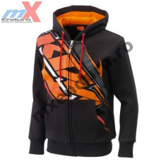 MXE Hanorac cu gluga copii KTM Big MX, culoare negru/portocaliu Cod Produs: 3PW159510X foto