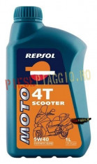 Ulei Repsol Scooter 4T 5W40 1L PP Cod Produs: 003028 foto