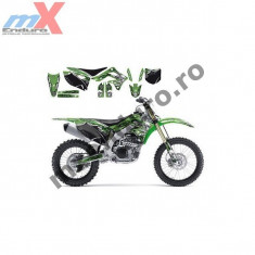 MXE Kit abtibild Blackbird Racing Tribal Skull Kawasaki KXF 250 ,09-12 Cod Produs: BB8403BAU foto