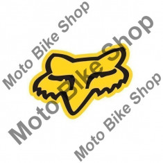 MBS FOX AUFKLEBER FOX HEAD, YELLOW, 10.6 cm, 15/299, Cod Produs: 14422005000AU foto