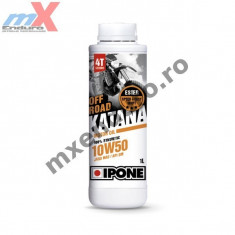 MXE Ulei moto 4T Ipone Katana Off Road 10W50 100% Sintetic ESTER - JASO MA2 - API SM, 1L Cod Produs: 800015IP foto