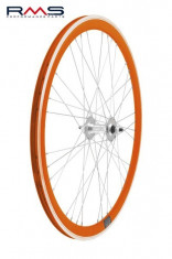 Set Roti Fixie700 ,culoare portocalie ,spite 9x4 PB Cod Produs: 40706ASSKRM foto