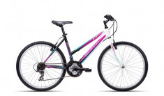 Bicicleta dama CTM Stefi 1.0, 2016, cadru 18&amp;quot;, negru / mov PB Cod Produs: 037.59 foto