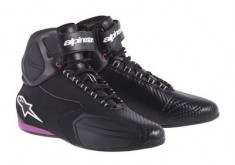 MXE Ghete moto fete Alpinestars Faster, negru-ro Cod Produs: 251041413955AU foto