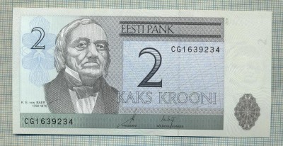 A 687 BANCNOTA-ESTONIA -2 KROONI -ANUL2006 -SERIA1639234-starea care se vede foto