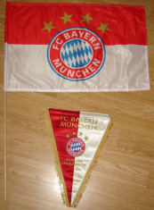 Fanion + Steag FC Bayern Munchen stare f buna foto