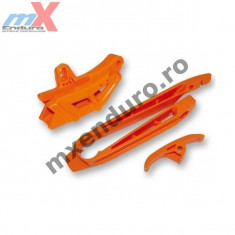 MXE Kit patina+ghidaj bascula lant portocalie KTM SX Cod Produs: KT04005127 foto